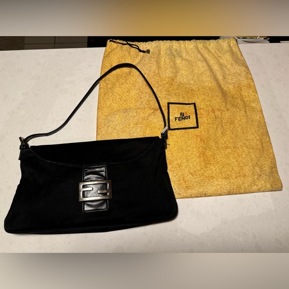 Vintage Fendi Double Flap Baguette Bag - Picture 2 of 13